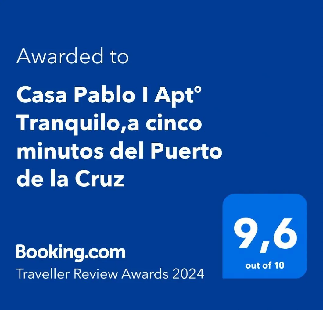 Casa Pablo I Aptº Tranquilo,A Cinco Minutos Del Puerto De La Cruz Los Realejos Lejlighed